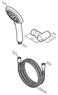 Душевая лейка Am.Pm Like F0118000